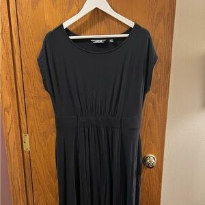 Lands' End Black Maxi Dress